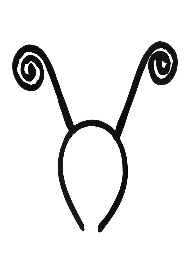 Liatunou Butterfly Antenna Headband Moth Bug Antenna Headband Accessories for Halloween Christmas Party (Black) - Image 1